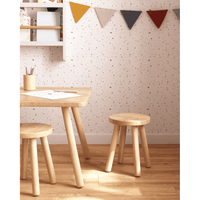Table basse + 2 tabourets