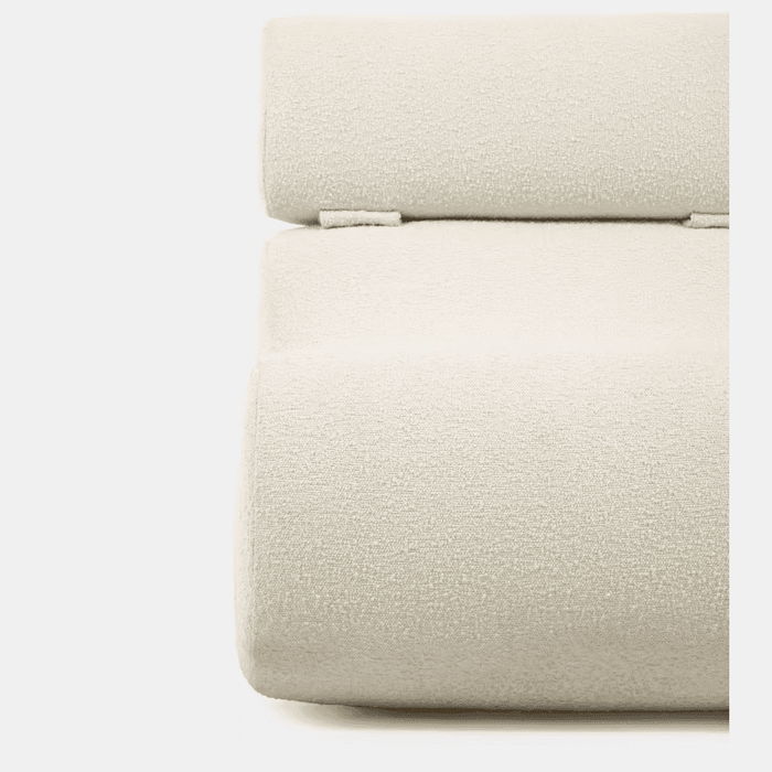 Fauteuil Club tissu bouclette