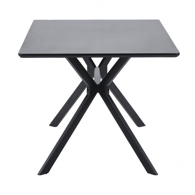Table à manger medium et métal Bruno