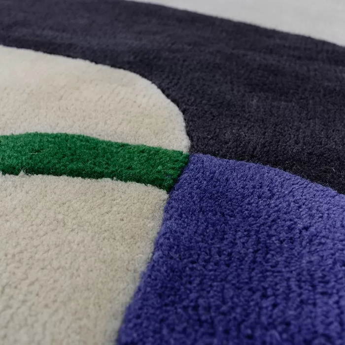 Ultramarine Blue Inclusion Rug