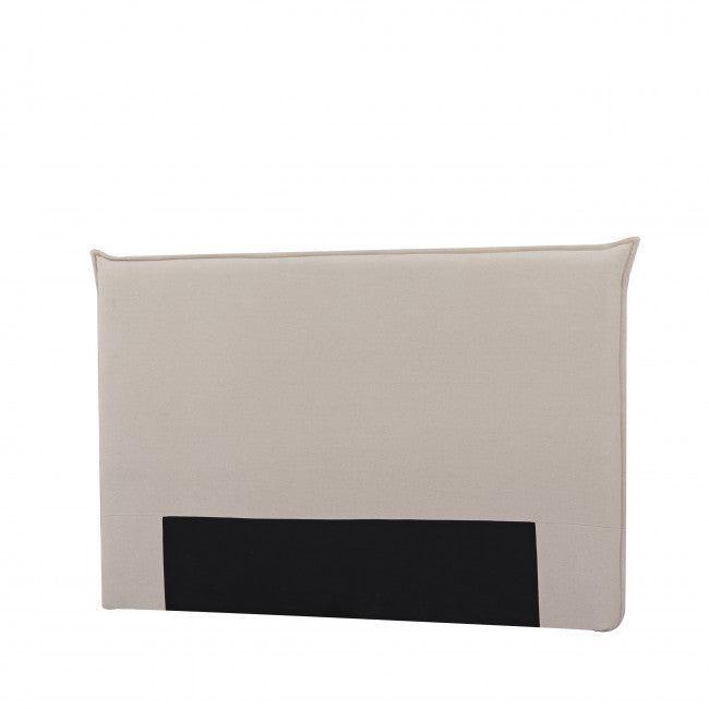 Tête de lit coton et lin beige Macbeth